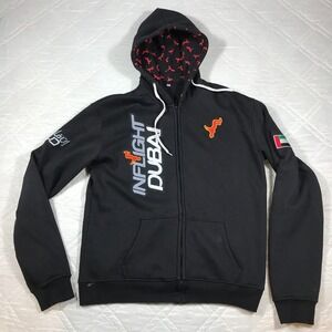 INFLIGHT DUBAI black full zip‎ hoddie XXL